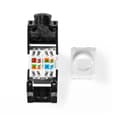 Miniatyrbild 10 av 11: Nedis Keystone | CAT6 | RJ45 Hona | U/UTP | ABS | Låda