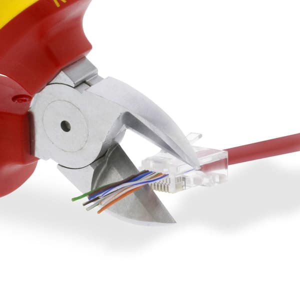 Nedis RJ45-liitin | RJ45 Pass Through | Kiinteä UTP CAT5 | Suora | Kullattu | 10 kpl | PVC | Läpikuultava | Laatikko