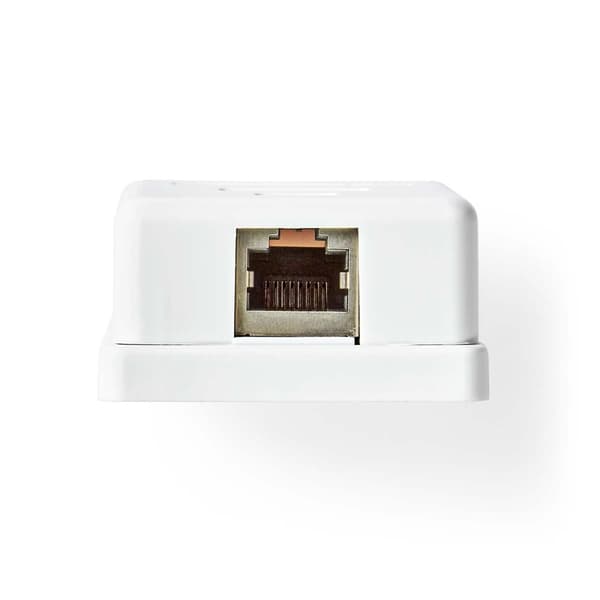 Nedis Verkon seinärasia | Seinällä | 1-Port port(s) | STP CAT6 | Suora | Naaras | Kullattu | PVC | Valkoinen | Laatikko