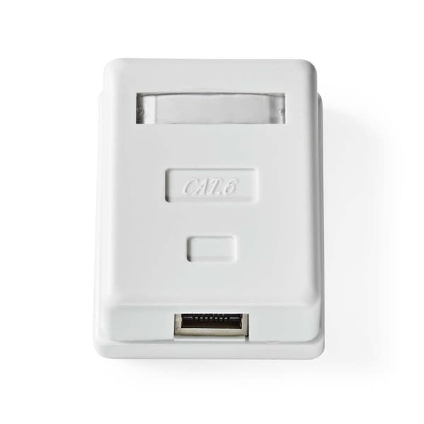Nedis Verkon seinärasia | Seinällä | 1-Port port(s) | STP CAT6 | Suora | Naaras | Kullattu | PVC | Valkoinen | Laatikko