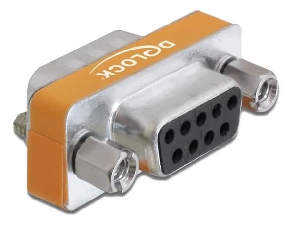 DeLOCK D-Sub 9 pin male > D-Sub 9 pin female Null Modem
