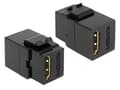 Miniatyrbillede 1 af 2: DeLOCK Keystone Module HDMI female > HDMI female black