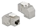 Pikkukuva 1 / 2: DeLOCK Keystone Module RJ45 jack to RJ45 jack Cat.6A 90° angled