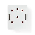 Miniatyrbilde 4 av 11: Nedis Nettverksveggboks | På veggen | 1-Port port(s) | UTP CAT6 | Rett | Hunn | Gull belagt | ABS | Hvit | Boks