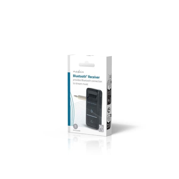 Nedis Bluetooth Mottagare | Anslutningsutgång: USB-C™ Hona / 3.5 mm | AAC / SBC | Automatisk avstängnings funktion | Svart