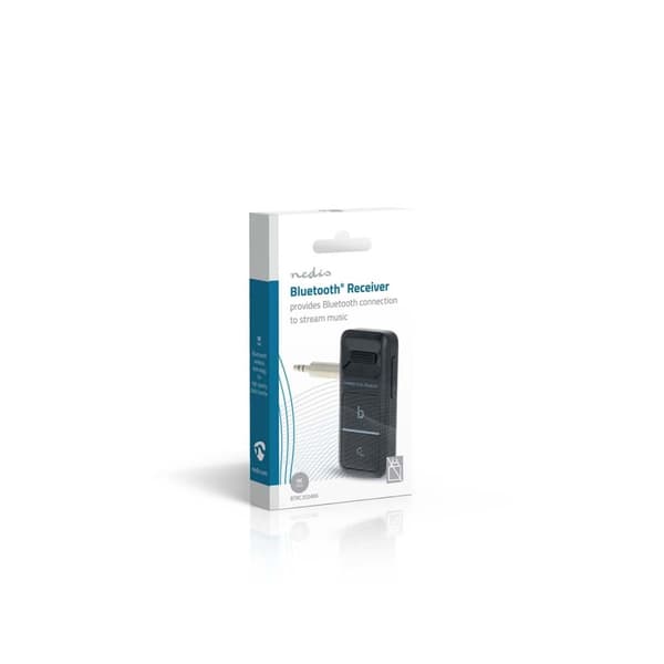 Nedis Bluetooth Mottagare | Anslutningsutgång: USB-C™ Hona / 3.5 mm | AAC / SBC | Automatisk avstängnings funktion | Svart