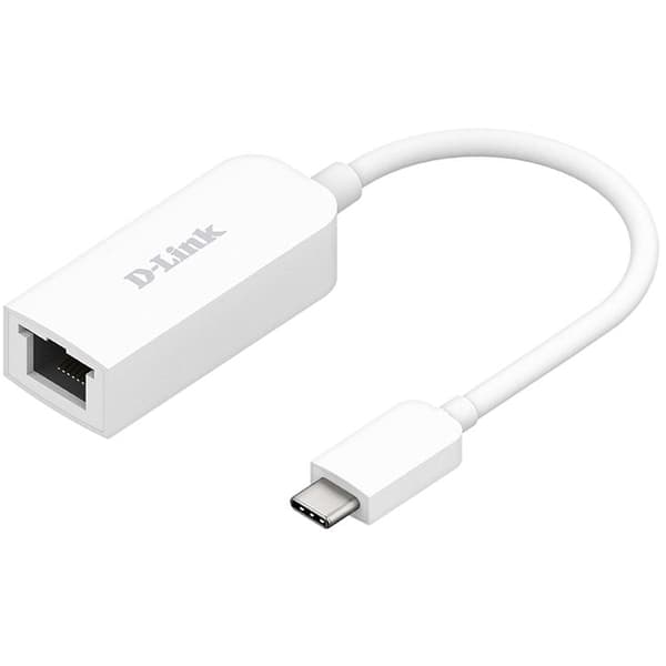 D-Link USB-C -> 2.5G Ethernet-adapter DUB-E250 Vit
