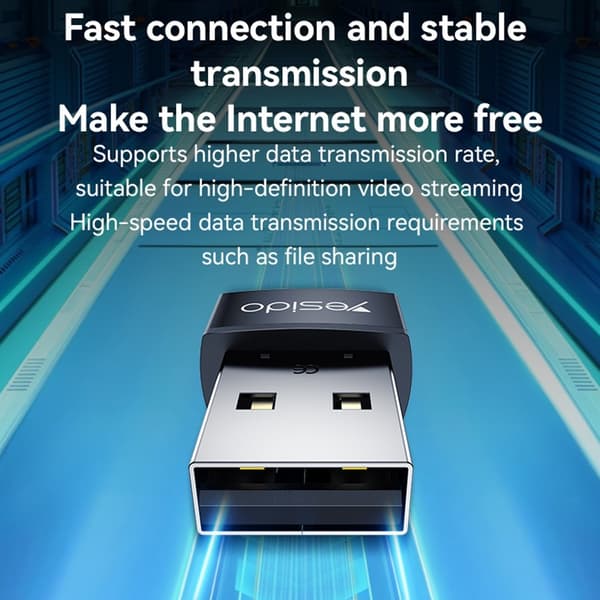 WiFi4-dongel 150 Mbps höghastighets-USB trådlös adapter inbyggd antenn