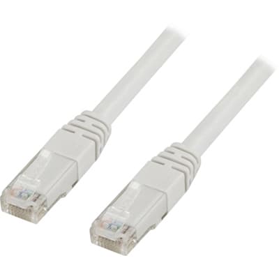 DELTACO U/UTP Cat6 patchkabel, 1,5m, hvid
