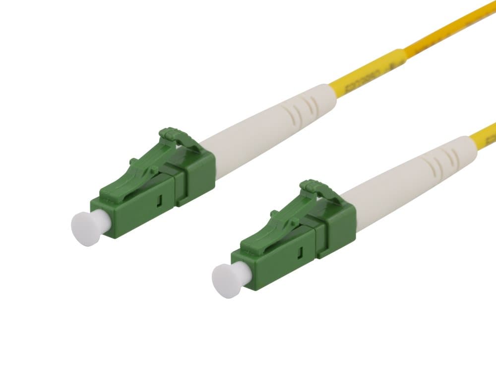 DELTACO OS2 fiber cable LC - LC, simplex, singlemode, APC, 9/125, 10m