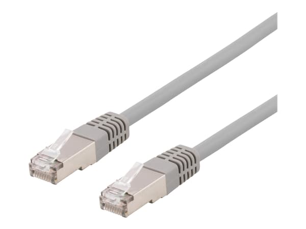 DELTACO STP-62AU - Koblingskabel - RJ-45 (hann) til RJ-45 (hann) - 2 m - foliebelagt uskjermet tvinnet kabelpar (F/UTP) - CAT 6a - halogenfri, formst