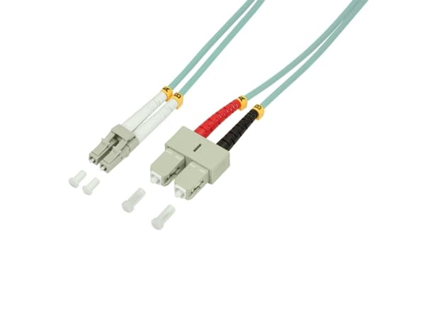 LogiLink 2m, LC - SC, 2m, OM3, LC, SC