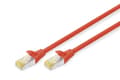 Miniatyrbild 5 av 5: DIGITUS - Patch-kabel - RJ-45 (hane) till RJ-45 (hane) - 50 cm - SFTP - CAT 6a - startad, halogenfri, formpressad, hakfri, tvinnad - röd, RAL 3020