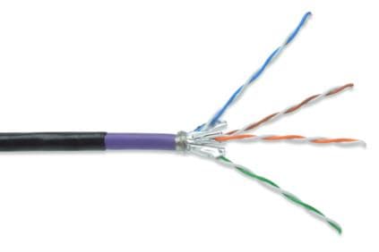 DIGITUS - Bulk-kaapeli - 1000 m - SFTP, PiMF - CAT 7 - ulkokäyttöön, kiinteä - musta, RAL 9005