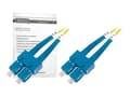 Miniatyrbild 1 av 5: DIGITUS - Patch-kabel - SC enkelläge (hane) till SC enkelläge (hane) - 10 m - fiberoptisk - 9 / 125 mikrometer - OS1 - halogenfri - gul