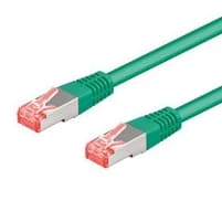 DIGITUS - Patch-kabel - RJ-45 (hane) till RJ-45 (hane) - 5 m - SFTP - CAT 6a - startad, halogenfri, hakfri - grön
