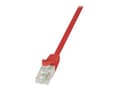 Miniatyrbilde 1 av 5: LogiLink - Koblingskabel - RJ-45 (hann) til RJ-45 (hann) - 7.5 m - UTP - CAT 5e - rød