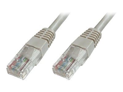 DIGITUS Ecoline - Patchkabel - RJ-45 (han) til RJ-45 (han) - 7 m - UTP - CAT 5e - booted - grå