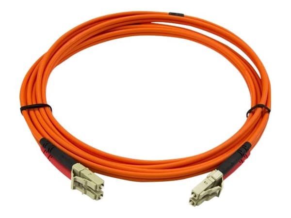 StarTech.com 2m valokaapeli - Multimode Duplex 50/125 - LSZH - LC/LC - OM2 - LC-LC-kuitukaapeli (50FIBLC2) - Verkkokaapeli - LC-monimodikaapeli (uros