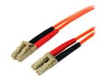 Pikkukuva 1 / 5: StarTech.com 2m valokaapeli - Multimode Duplex 50/125 - LSZH - LC/LC - OM2 - LC-LC-kuitukaapeli (50FIBLC2) - Verkkokaapeli - LC-monimodikaapeli (uros