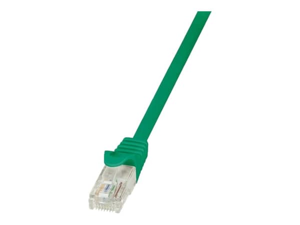 LogiLink EconLine - Koblingskabel - RJ-45 (hann) til RJ-45 (hann) - 2 m - UTP - CAT 6 - formstøpt, uten hindringer - grønn