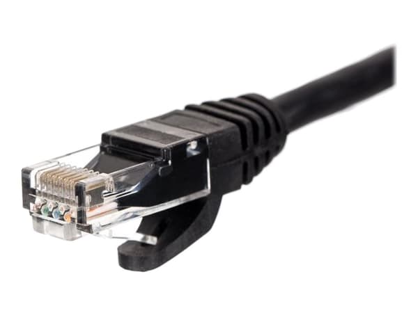 Netrack - Liitäntäkaapeli - RJ-45 (uros) - RJ-45 (uros) - 5 m - UTP - CAT 5e - muotoiltu, solmuton, säikeistetty - musta