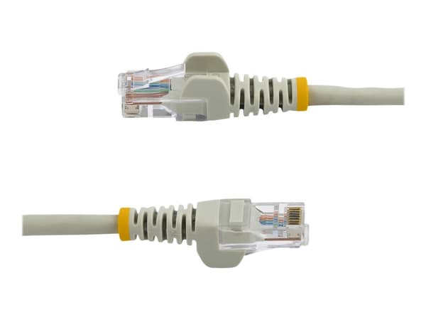 StarTech.com 2m Gray Cat5e / Cat 5 Snagless Patch Cable - Koblingskabel - RJ-45 (hann) til RJ-45 (hann) - 2 m - UTP - CAT 5e - formstøpt, uten hindri