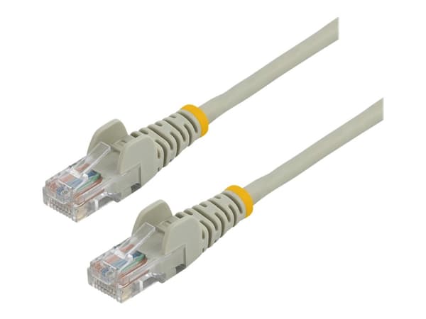 StarTech.com 2m Gray Cat5e / Cat 5 Snagless Patch Cable - Koblingskabel - RJ-45 (hann) til RJ-45 (hann) - 2 m - UTP - CAT 5e - formstøpt, uten hindri