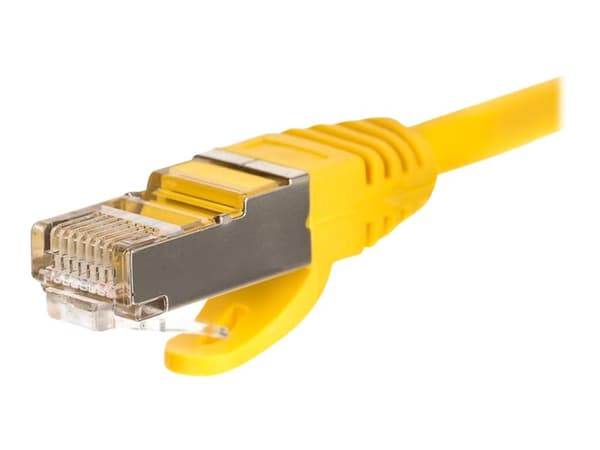 Netrack - Koblingskabel - RJ-45 (hann) til RJ-45 (hann) - 7 m - S/FTP - CAT 5e - formstøpt, uten hindringer - gul
