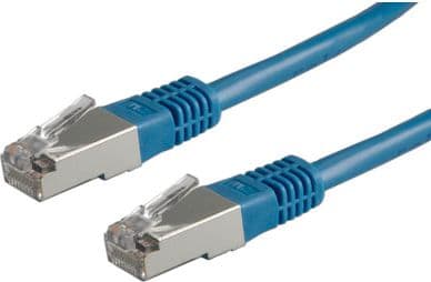 ROLINE 21.15.1324, 0,5 m, Cat6, S/FTP (S-STP), RJ-45, RJ-45, Blå