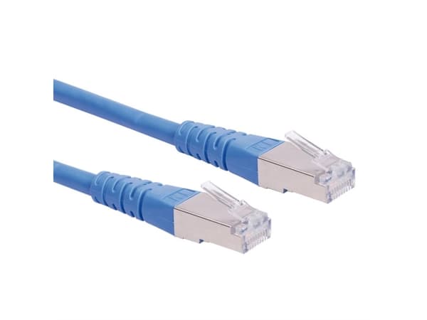 ROLINE 21.15.1324, 0,5 m, Cat6, S/FTP (S-STP), RJ-45, RJ-45, Blå