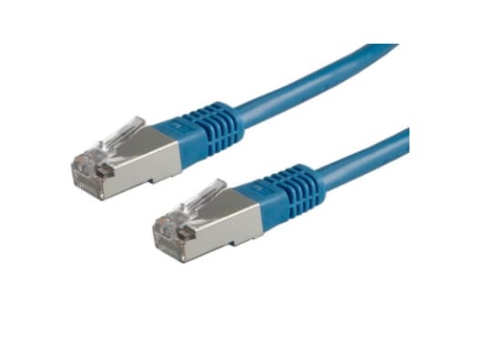 ROLINE 21.15.1324, 0,5 m, Cat6, S/FTP (S-STP), RJ-45, RJ-45, Blå