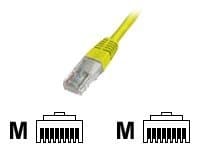 DIGITUS Premium - Koblingskabel - RJ-45 (hann) til RJ-45 (hann) - 1 m - UTP - CAT 5e - med støvel - gul