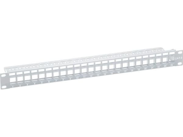 LogiLink NK4044, Grå, Metall, Rackmontering, 1U, RoHS, 480 mm
