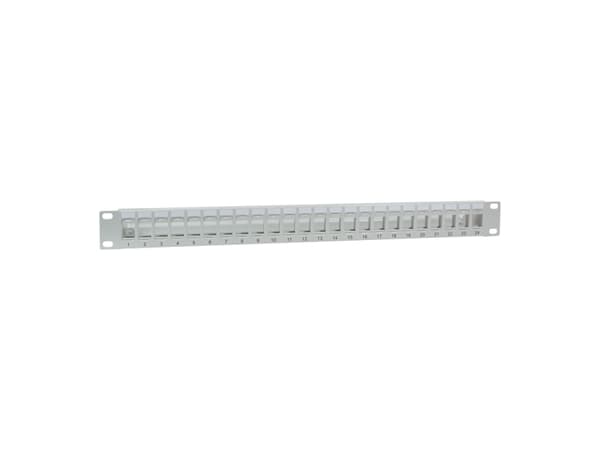 LogiLink NK4044, Grå, Metall, Rackmontering, 1U, RoHS, 480 mm