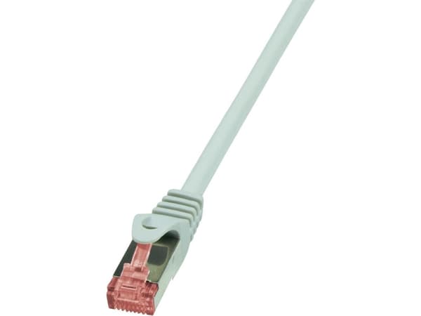 LogiLink CAT6 S-FTP 3m, 3 m, Cat6, SF/UTP (S-FTP), RJ-45, RJ-45, Grå