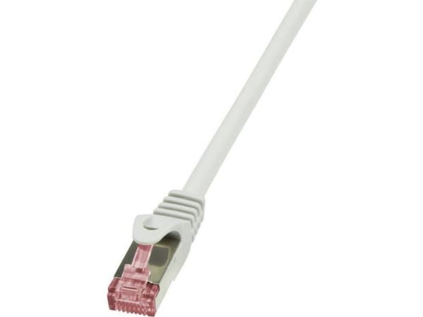 LogiLink CAT6 S-FTP 3m, 3 m, Cat6, SF/UTP (S-FTP), RJ-45, RJ-45, Grå