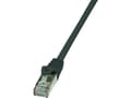 Miniatyrbilde 4 av 5: LogiLink - Koblingskabel - RJ-45 (hann) til RJ-45 (hann) - 3 m - foliebelagt uskjermet tvinnet kabelpar (F/UTP) - CAT 5e - svart