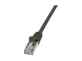 Miniatyrbilde 1 av 5: LogiLink - Koblingskabel - RJ-45 (hann) til RJ-45 (hann) - 3 m - foliebelagt uskjermet tvinnet kabelpar (F/UTP) - CAT 5e - svart