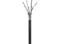 MicroConnect - Samlet kabel - 100 m - SFTP, PiMF - CAT 6 - innendørs, utendørs - svart