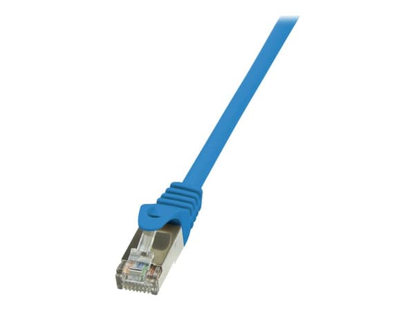 LogiLink - Liitäntäkaapeli - RJ-45 (uros) RJ-45 (uros) - 5 m - taitettu suojaamaton kierretty pari (F/UTP) - CAT 5e - sininen - sininen