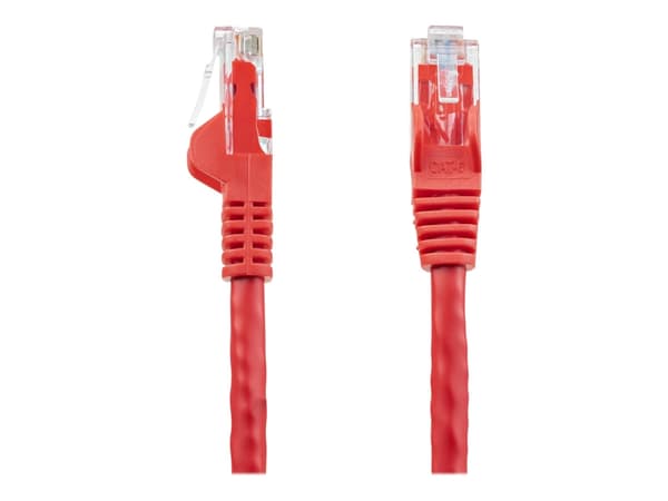 StarTech.com N6PATCH100RD verkkokaapeli Punainen 30,5 m Cat6 U/UTP (UTP)