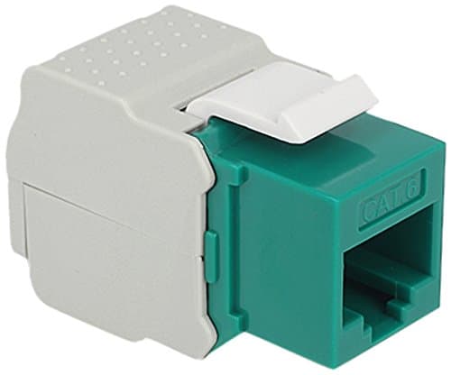 Delock Keystone module - Modulinnlegg - CAT 6 - UTP - RJ-45 - grønn