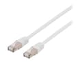 Miniatyrbilde 3 av 5: DELTACO - Koblingskabel - RJ-45 (hann) til RJ-45 (hann) - 5 m - foliebelagt uskjermet tvinnet kabelpar (F/UTP) - CAT 6a - halogenfri, formstøpt - hvi