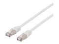Miniatyrbilde 1 av 5: DELTACO - Koblingskabel - RJ-45 (hann) til RJ-45 (hann) - 5 m - foliebelagt uskjermet tvinnet kabelpar (F/UTP) - CAT 6a - halogenfri, formstøpt - hvi