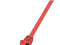 Pikkukuva 2 / 5: LogiLink PrimeLine - Patchkabel - RJ-45 (han) til RJ-45 (han) - 5 m - SFTP, PiMF - CAT 6a - halogenfri, formet, knastfri - rød