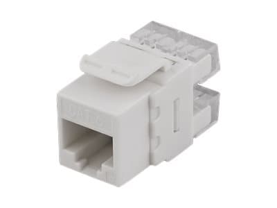 DELTACO MD-110 - Modulinnlegg - CAT 6 - UTP - RJ-45 - hvit