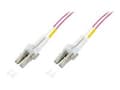 Miniatyrbilde 1 av 5: M-CAB - Patchkabel - LC multimodus (hann) til LC multimodus (hann) - 2 m. - fiberoptikk - dupleks - 50 / 125 my - OM4 - halogenfri - fiolett