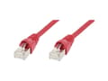 Miniatyrbilde 5 av 5: Telegärtner MP8 FS 600 - Koblingskabel - RJ-45 (hann) til RJ-45 (hann) - 10 m - SFTP - CAT 7 - rød