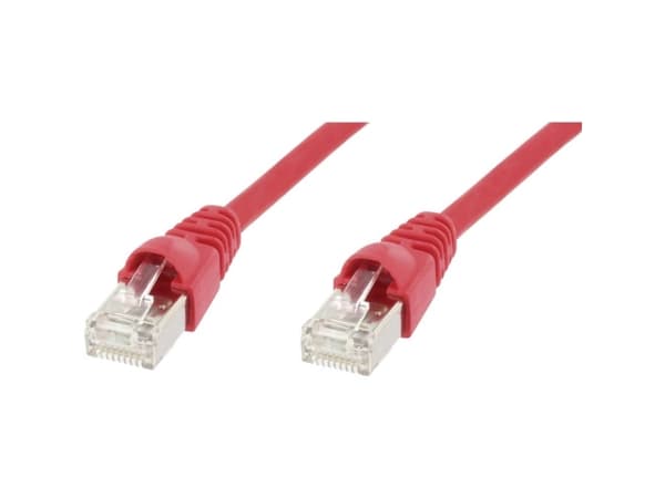 Telegärtner MP8 FS 600 - Koblingskabel - RJ-45 (hann) til RJ-45 (hann) - 10 m - SFTP - CAT 7 - rød